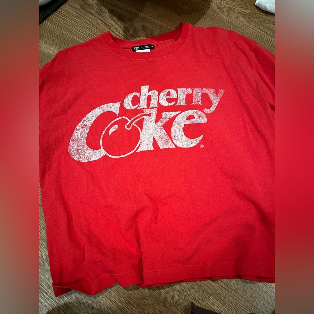 Zara cherry coke tshirt